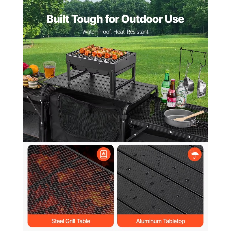 【Hot】VEVOR Campingkeukentafel  - Camping Cooking Cupboard recensie en prijs