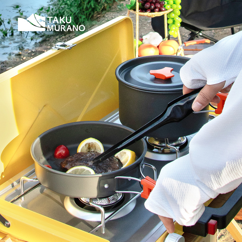 Camping kookgereiset Outdoor k - Camping Cooking Ware Set recensie en prijs