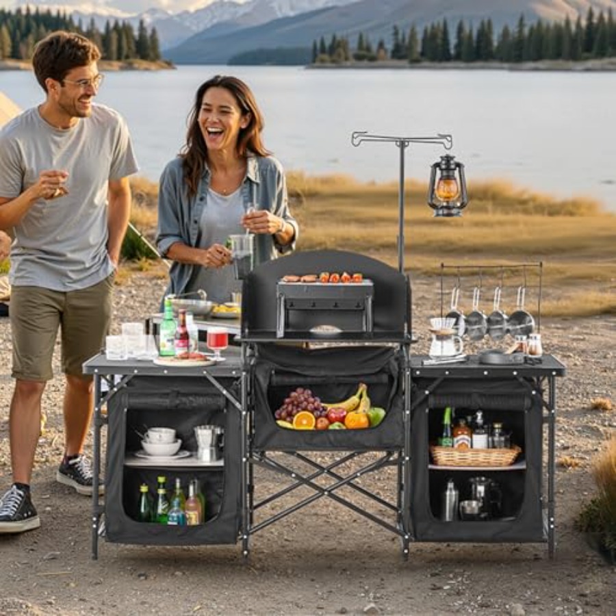 Campingkeukentafel, Buitenkook - Camping Cooking Cupboard recensie en prijs