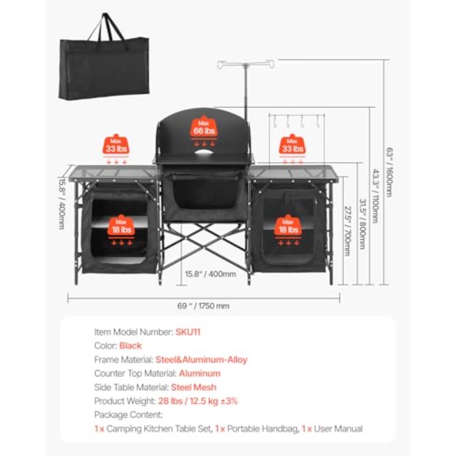 Campingkeukentafel, Buitenkook - Camping Cooking Cupboard recensie en prijs
