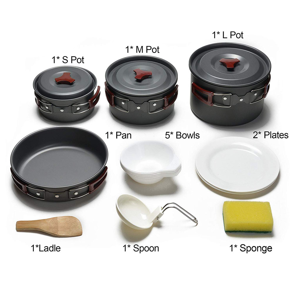 Outdoor Camping Kookgerei Kit  - Camping Cooking Ware Set recensie en prijs