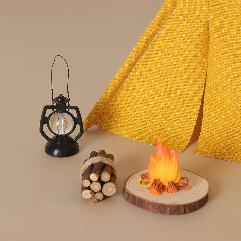 **1 Set 1/12 Poppenhuis Buiten - Camping Cooking Tent recensie en prijs