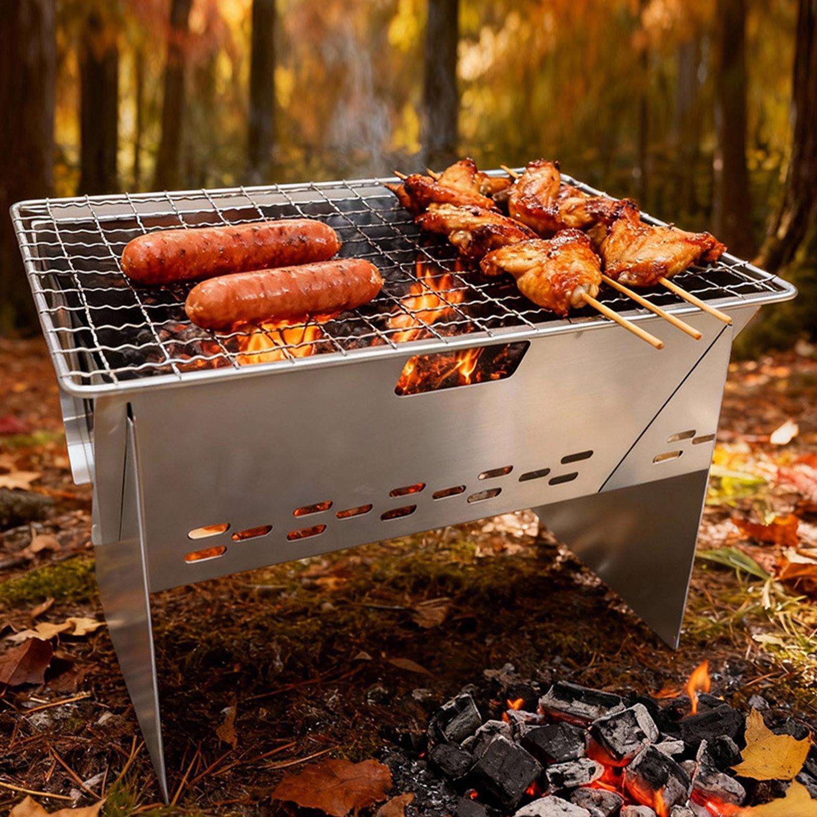 Opvouwbare draagbare houtskool - Camping Cooking Fire Stove recensie en prijs