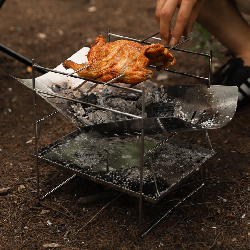 Houtgestookte kampeerkachel Dr - Camping Cooking Fire Stove recensie en prijs