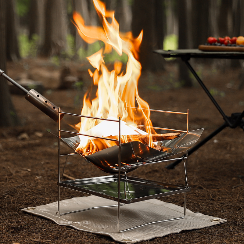 Houtgestookte kampeerkachel Dr - Camping Cooking Fire Stove recensie en prijs