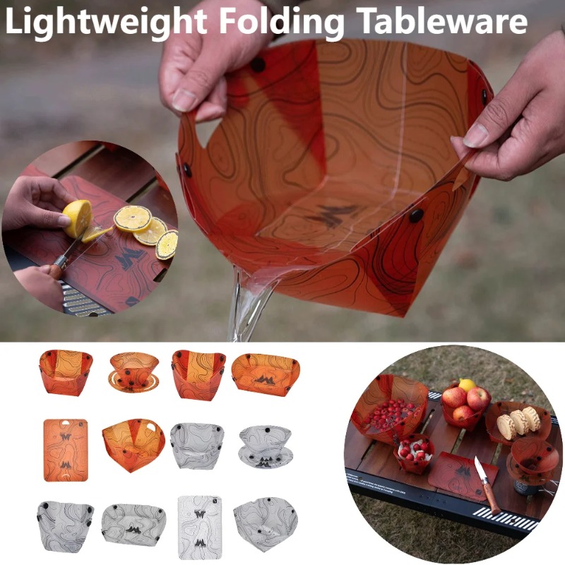 Opvouwbaar campingservies Draa - Camping Cooking Plate recensie en prijs